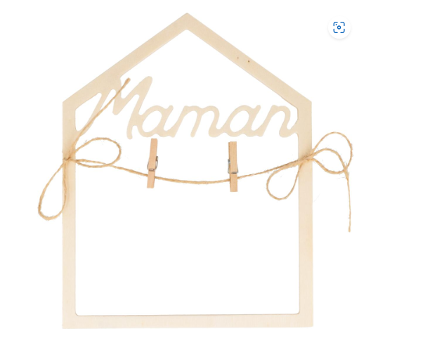 Cadre à messages 19x15cm, Maman